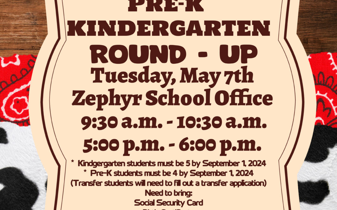 Pre-K Kindergarten Round-Up